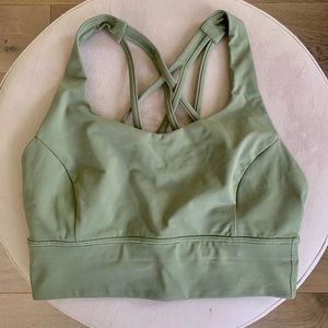 LULULEMON- Sports bra, Size:6, Color: green